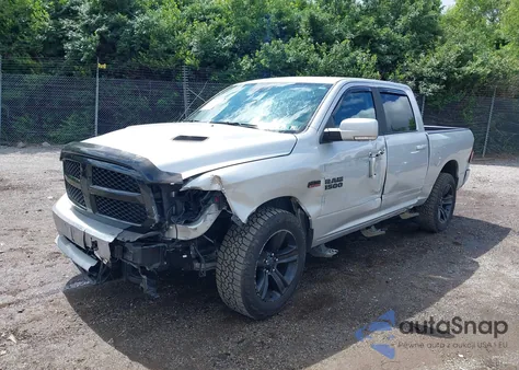 2017 Ram 1500 Night 4X4 5'7 Box из США, поврежденный, VIN 1C6RR7MT9HS617785